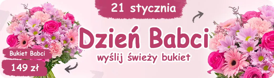 Dzień Babci 2024 - bukiet babci