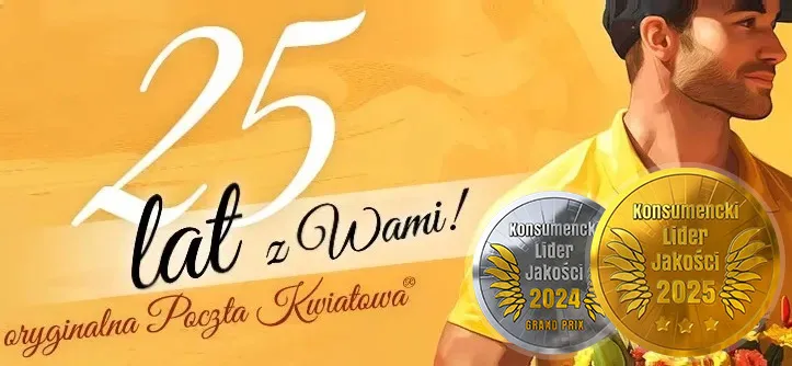 25 lat z Nami - oryginalna Poczta Kwiatowa