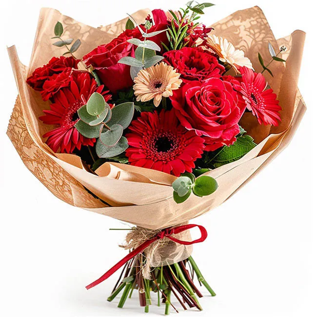 Bouquet Florist Red - Poczta Kwiatowa® Flower Delivery