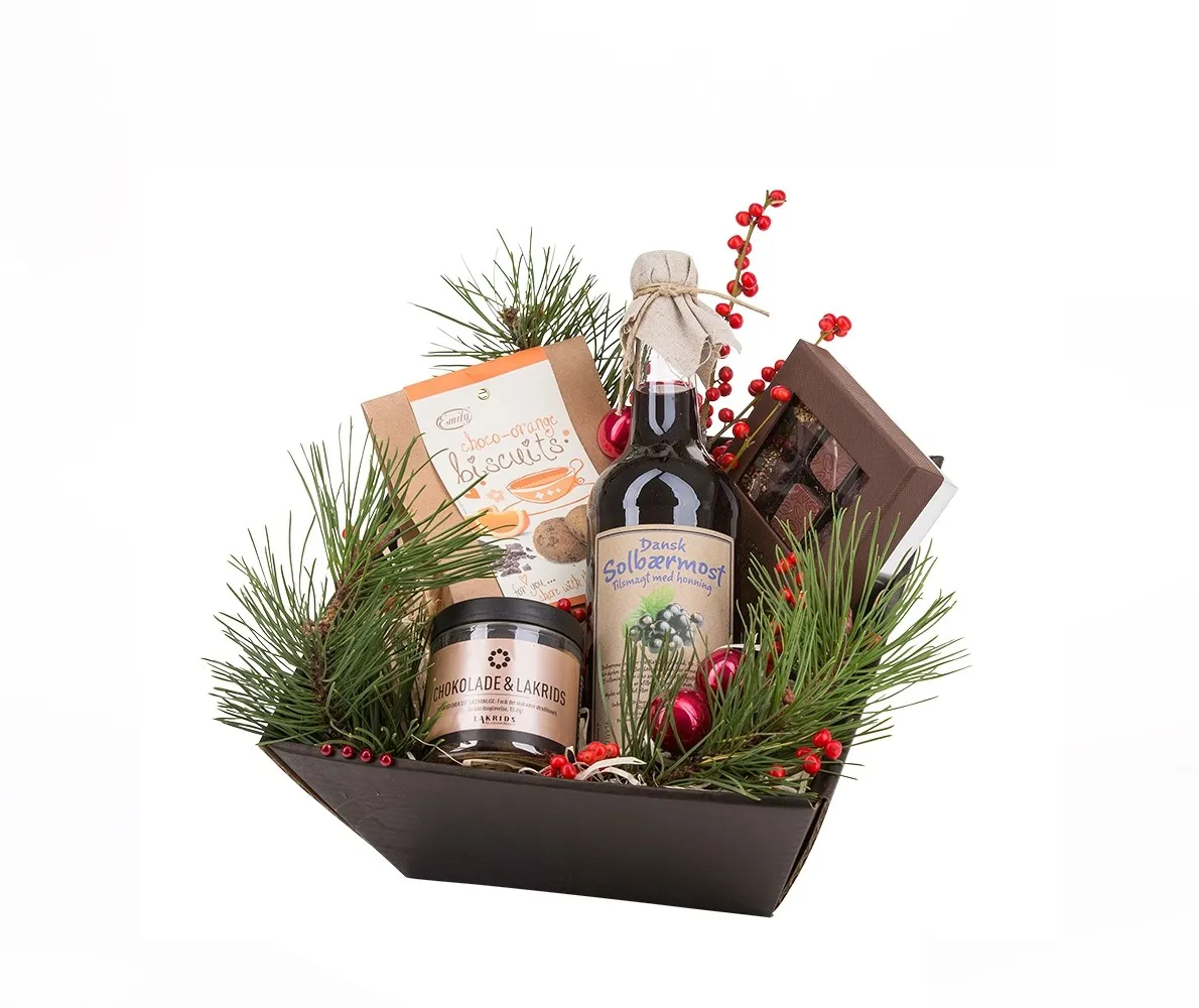 Cheerful Christmas Basket