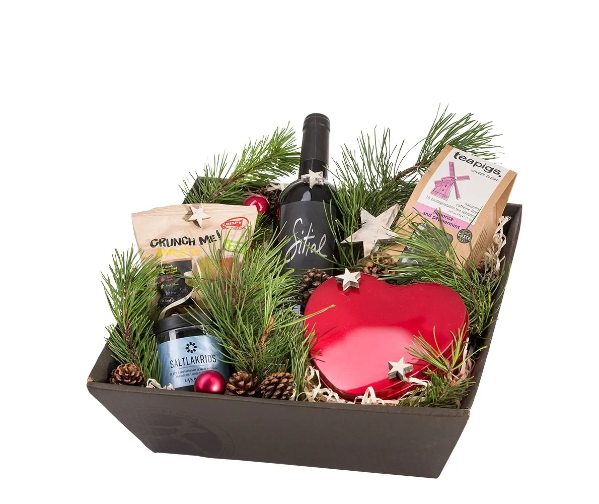 Gift box with love and decoration