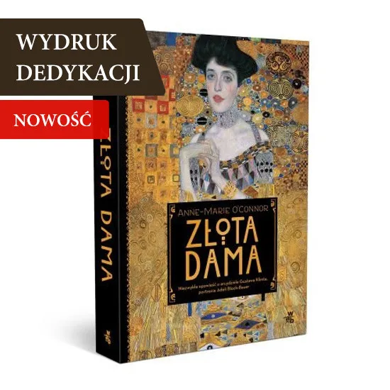 Złota dama, książka z dedykacją