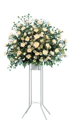 Funeral Standing Arrangement (white) - Japan