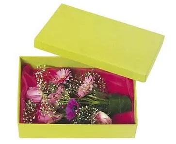 small box with flowers