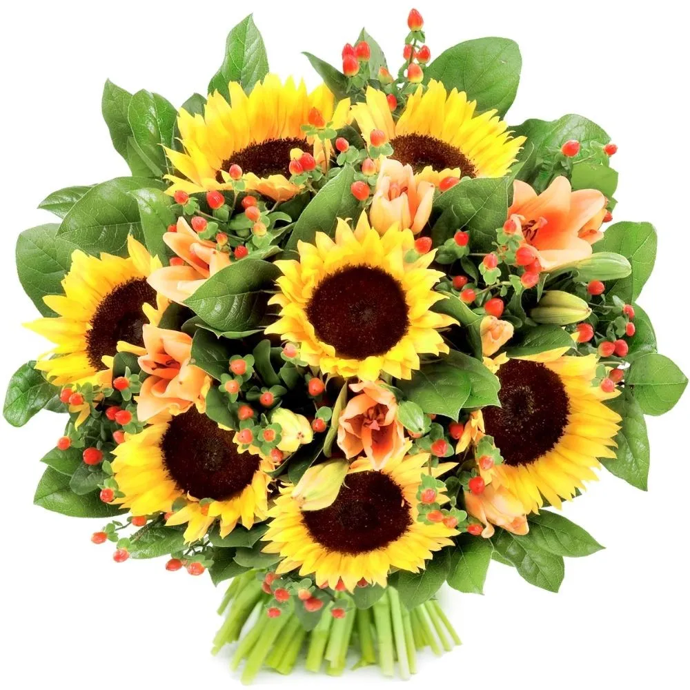 Sunflowers bouquet