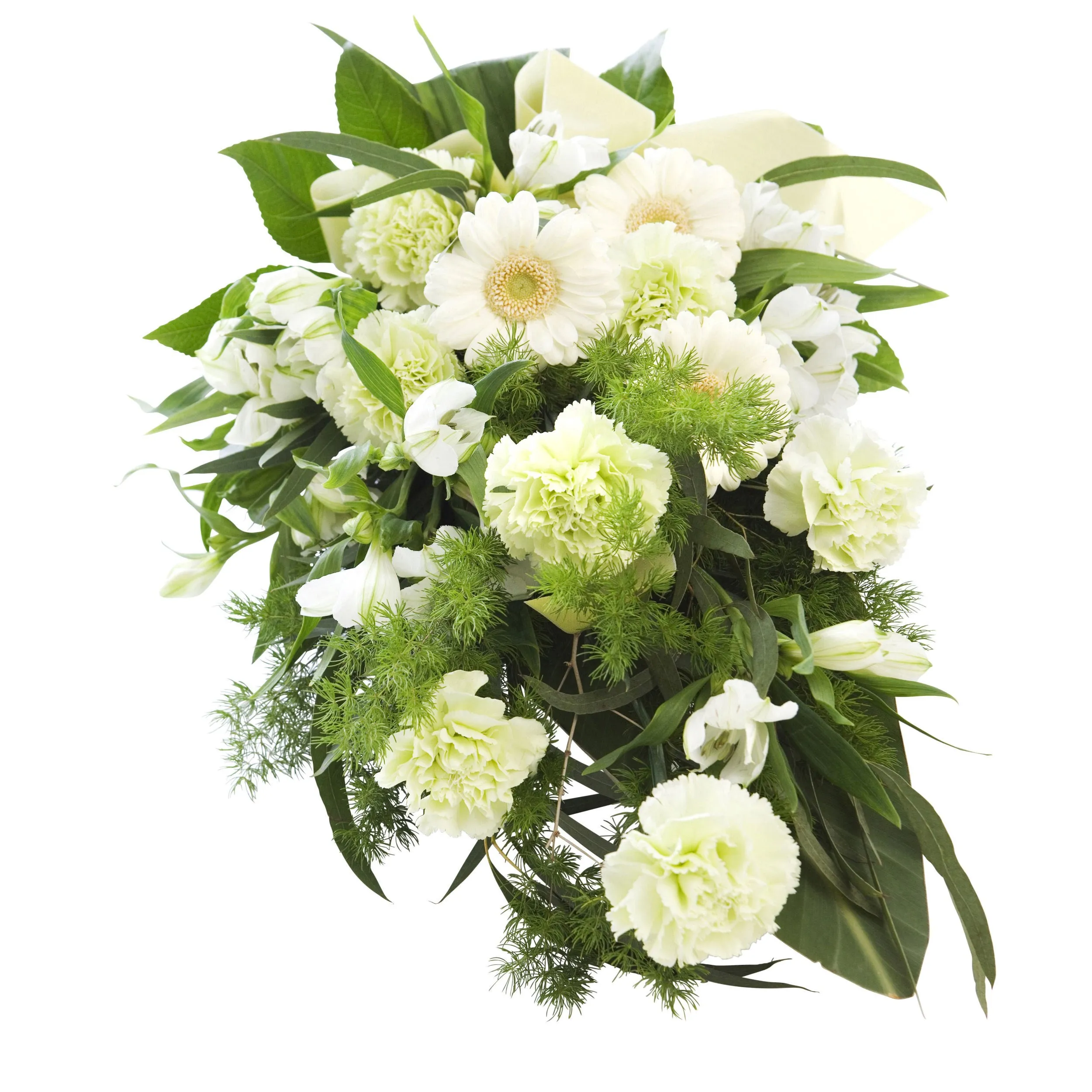 Wiązanka z białych kwiatów - Finlandia
