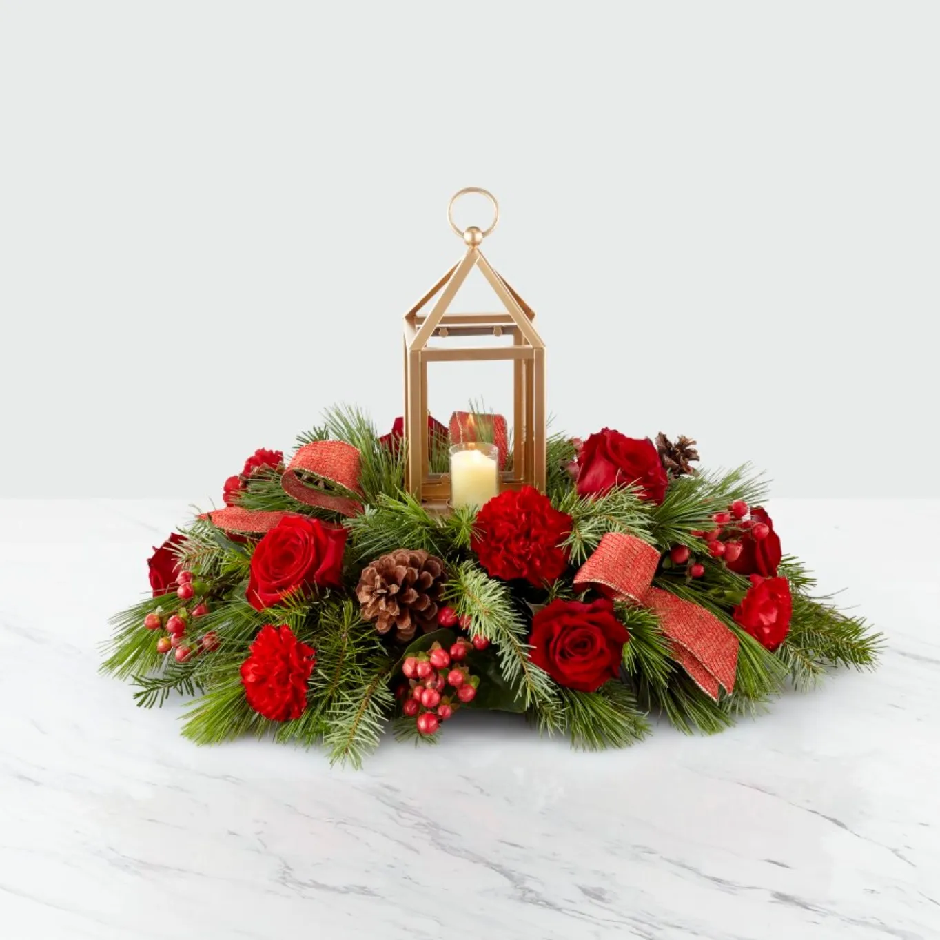 I'll Be Home for Christmas Lantern Centerpiece