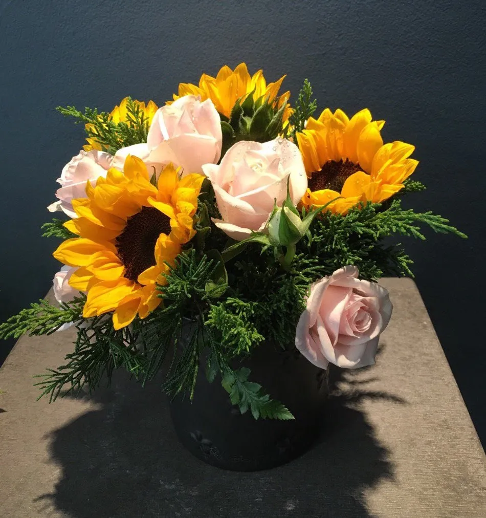 Seasonal flowers in vase - Vietnam