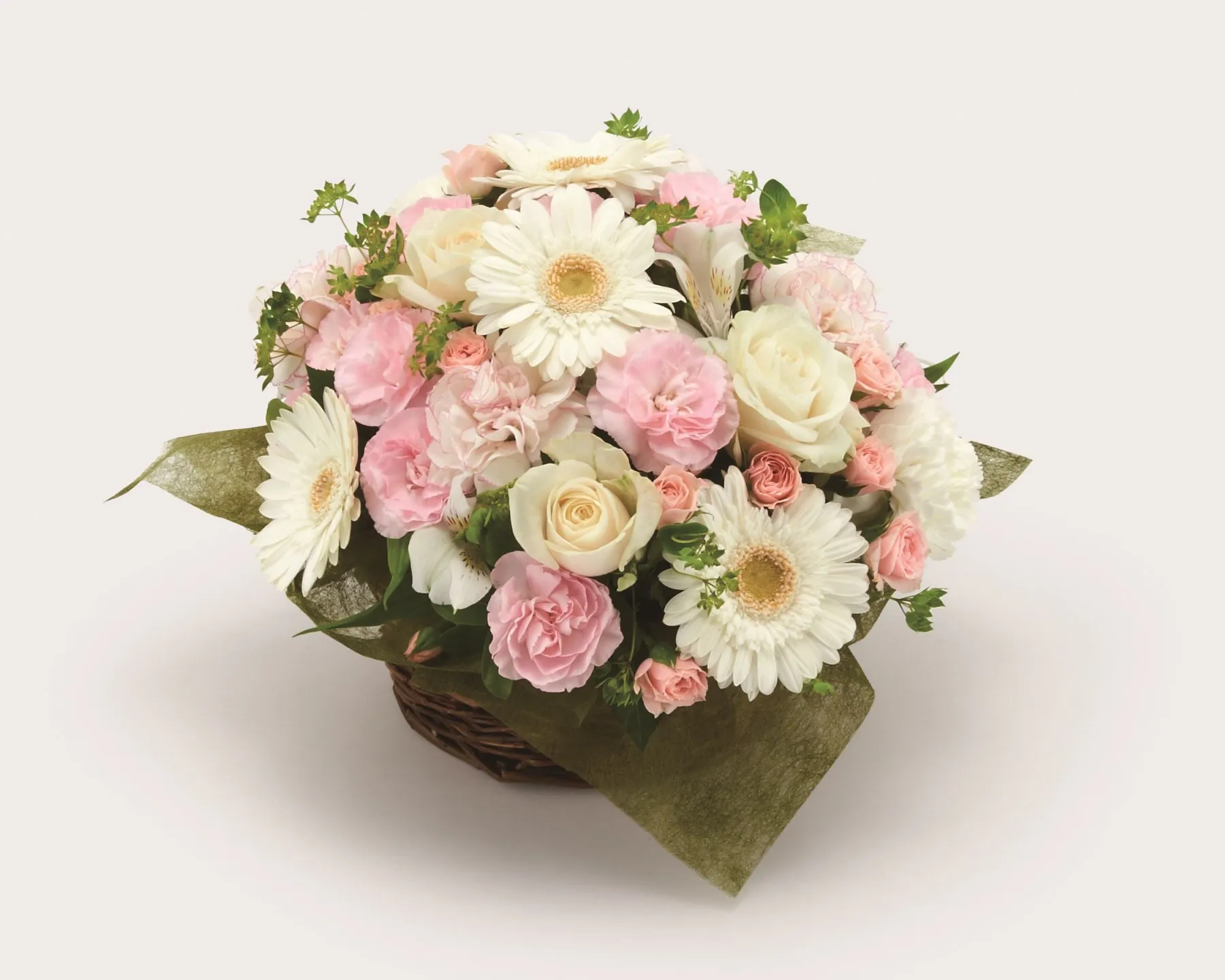 "Mother's Day" white & pink arrangement - Japan