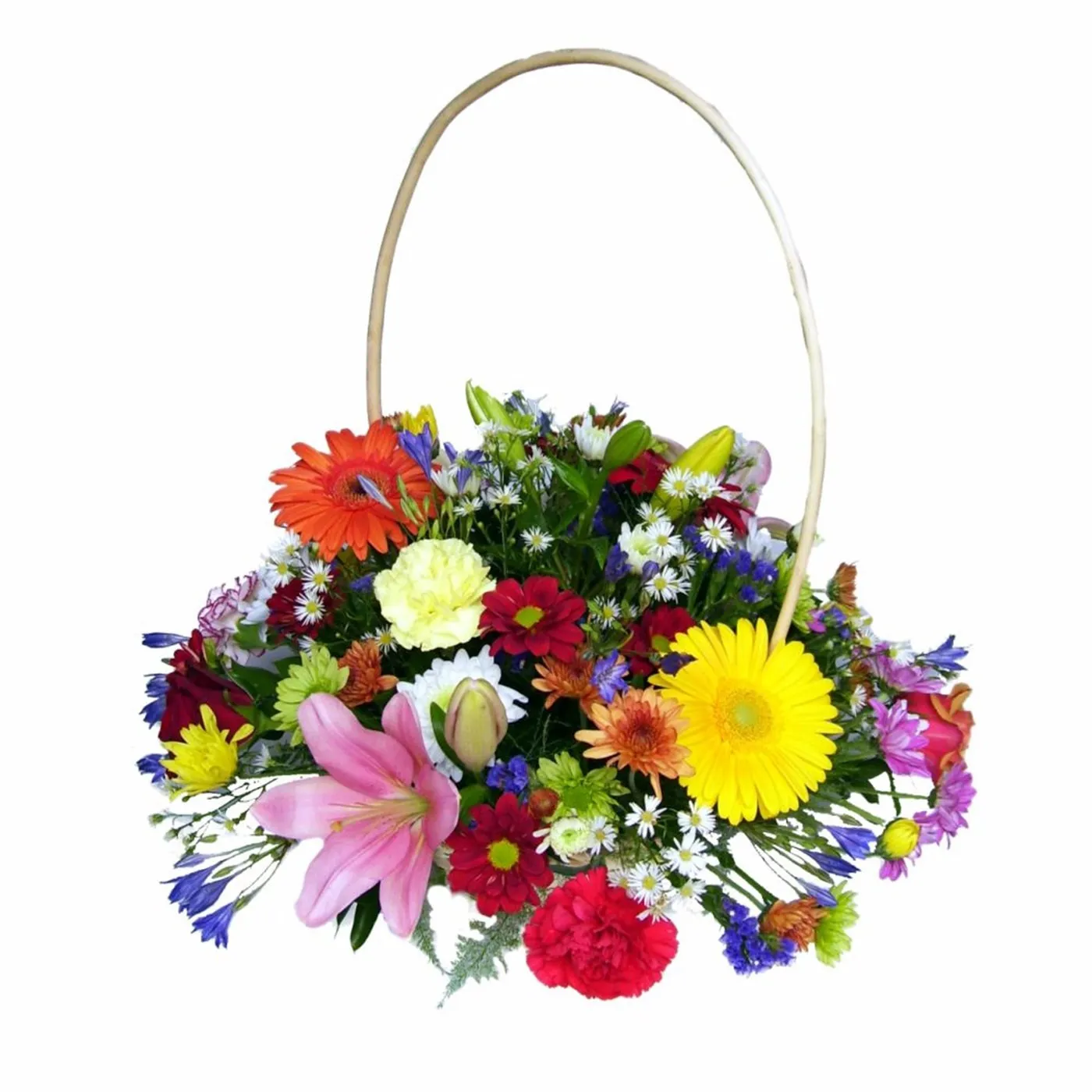 Batik Basket - Lesotho