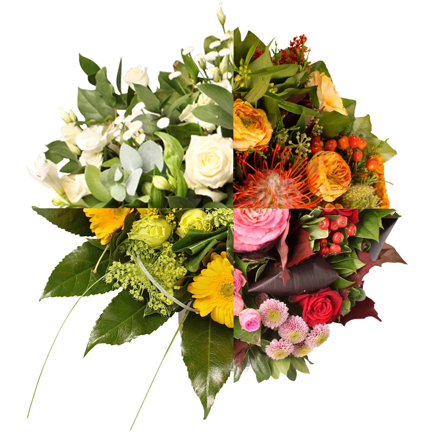 Bouquet of seasonal cut flowers - Belgium