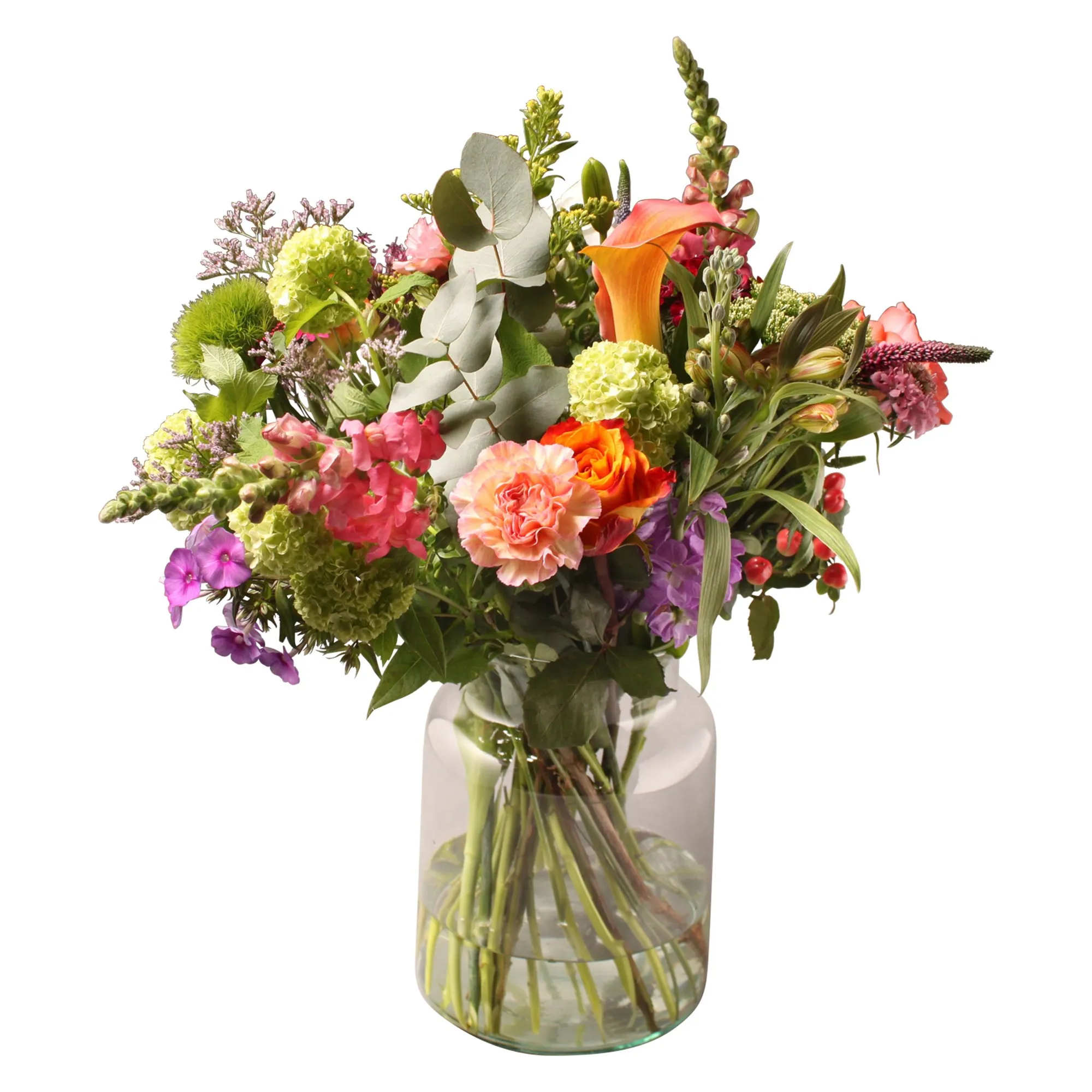 Ecological bouquet with vase - Belgium