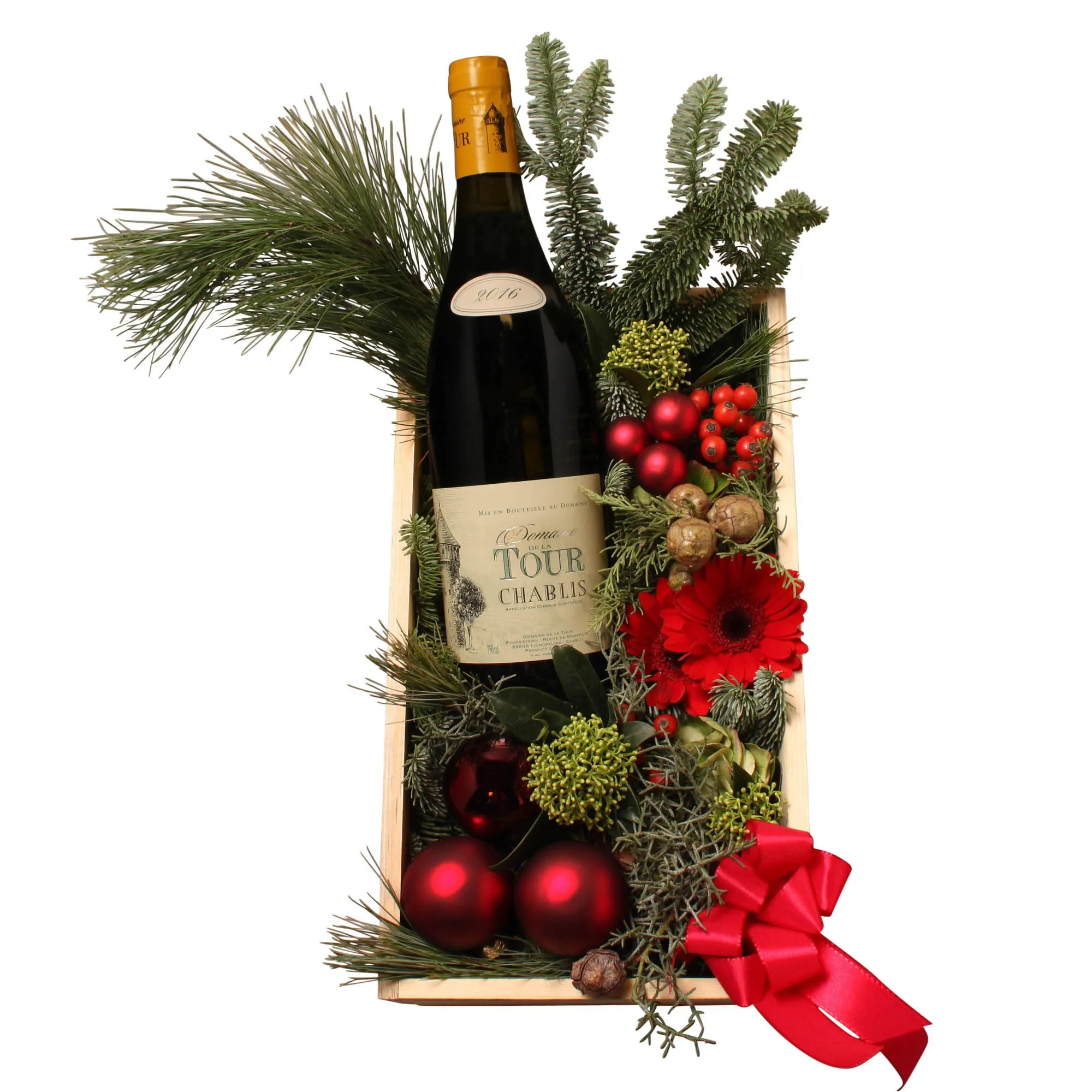 Christmas wine box - Belgium