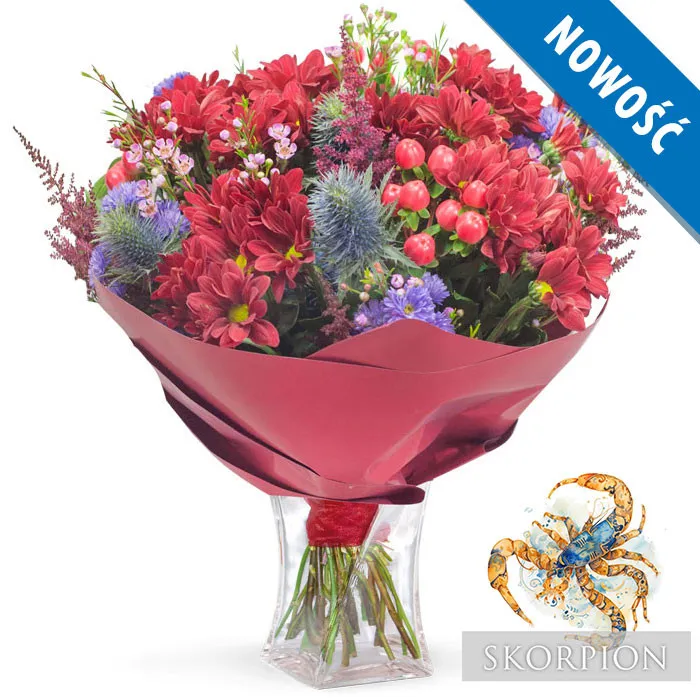 Bouquet of Scorpio - Poczta Kwiatowa® collection of zodiac signs