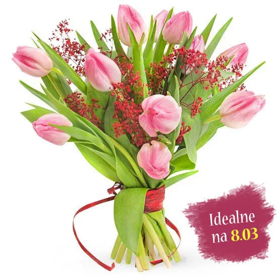 Idealny prezent na Dzień Kobiet?Tulipany! Poczta Kwiatowa® tulipany z dostawą na terenie całej Polski!