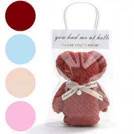 Teddy bear towel