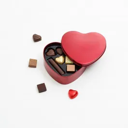 Serce z czekoladą