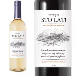  Personalised wine - Happy Birthday