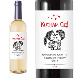 Wino personalizowane - Miłość
