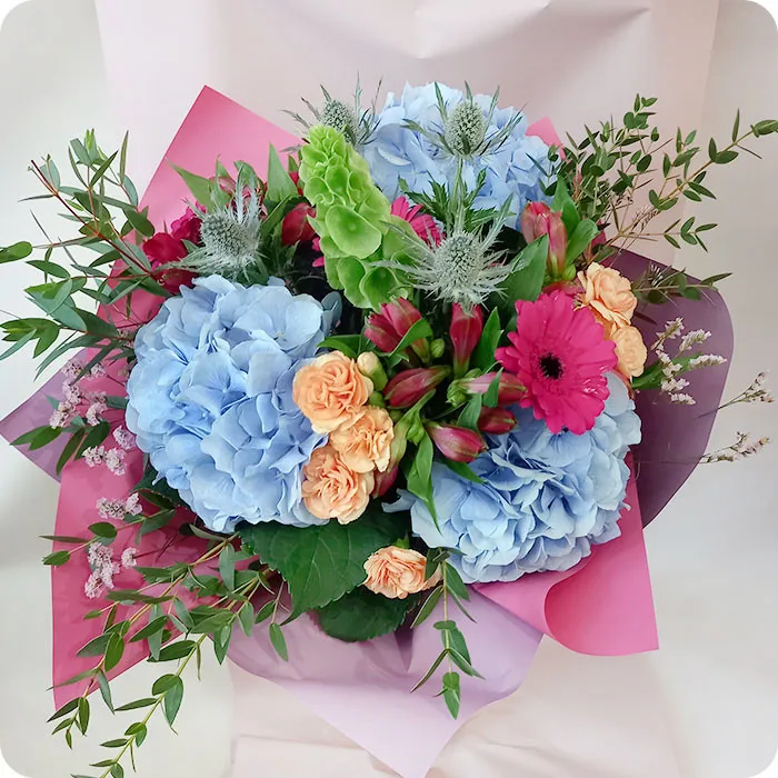 Niebieska hortensja - Poczta Kwiatowa® piękne kwiaty do Łodzi