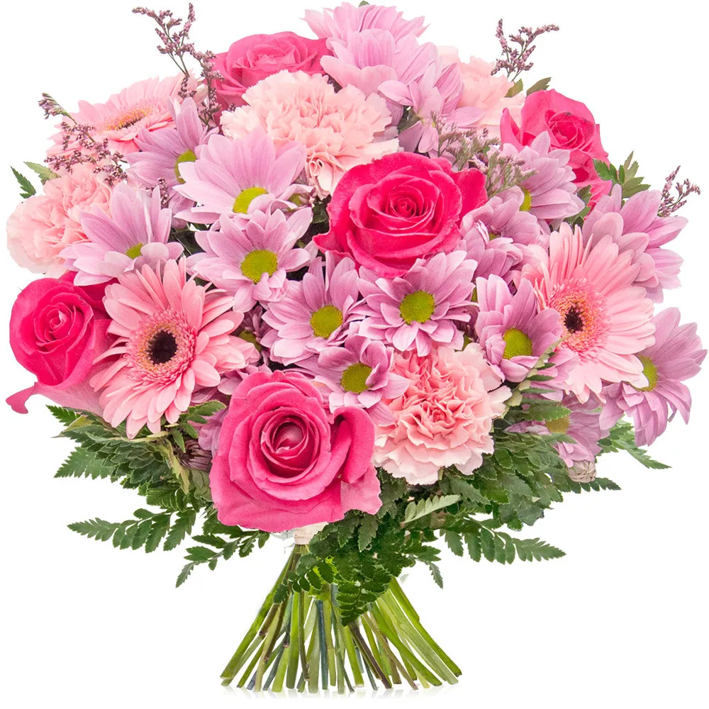 Mom's bouquet, a bouquet with pink flowers