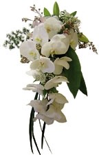 Bukiet kwiatów sezonowych - biały