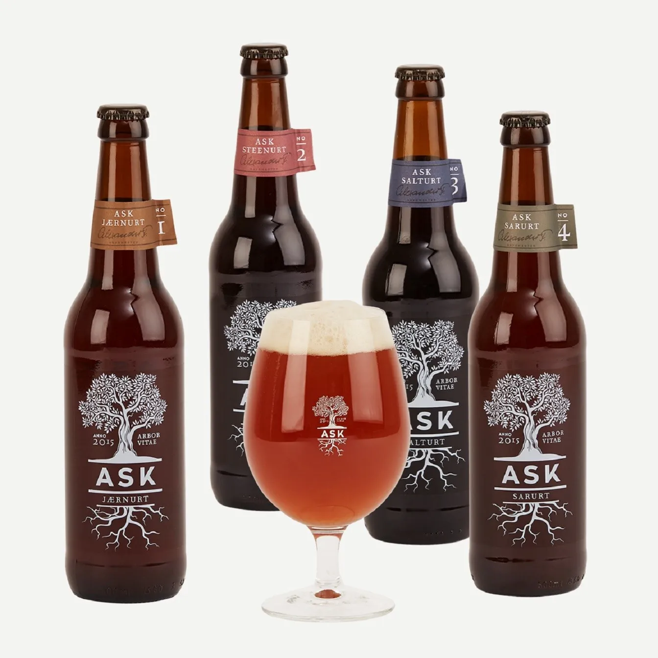 ASK beer - 4 variants - Denmark