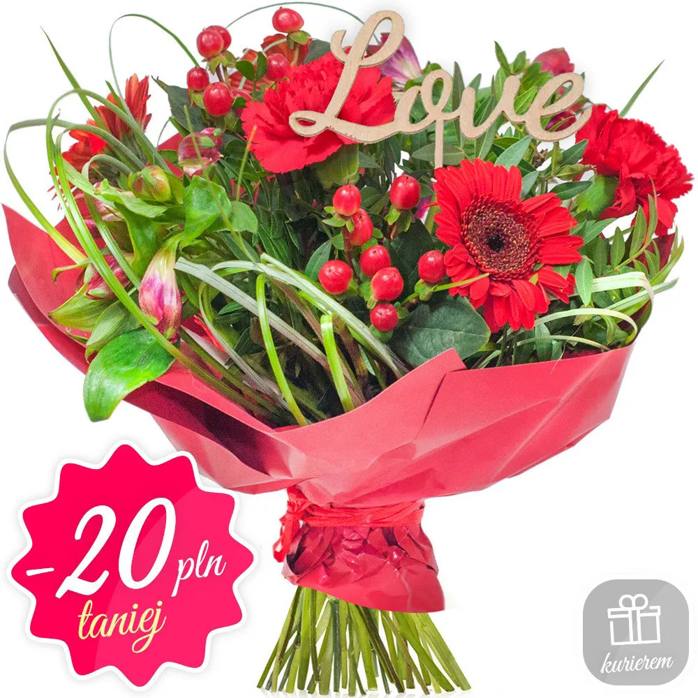 My Love Bouquet - Poczta Kwiatowa® flower delivery by courier