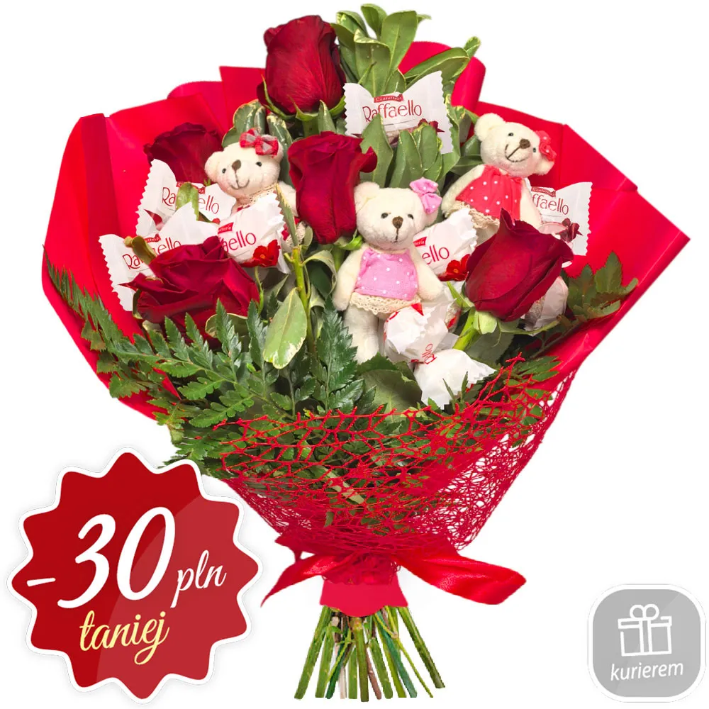 Bears in Love - Poczta Kwiatowa® flowers with delivery