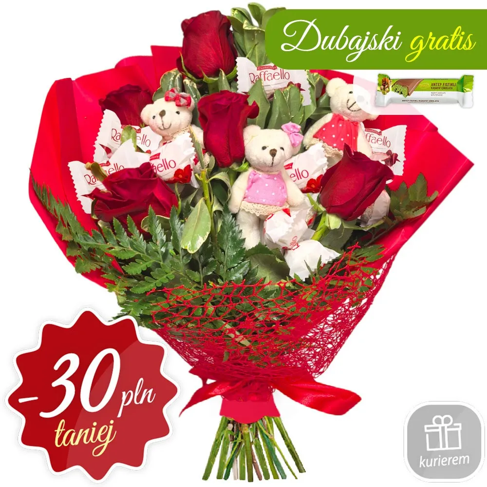 Bears in Love - Poczta Kwiatowa® flowers with delivery