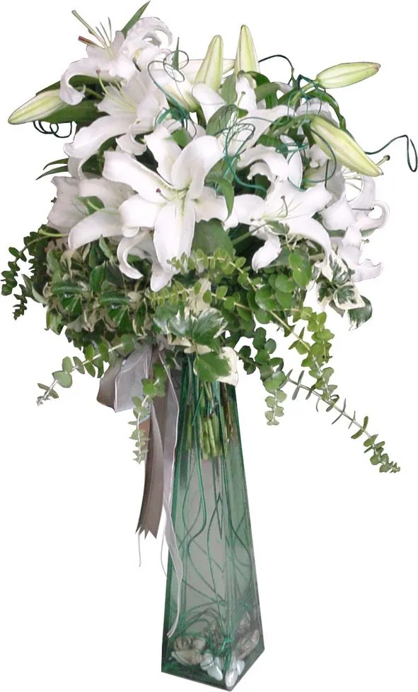 Arrangement of White Liliums - Turkey