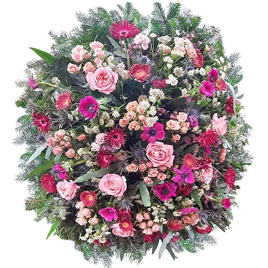Funeral wreath - Bright memories