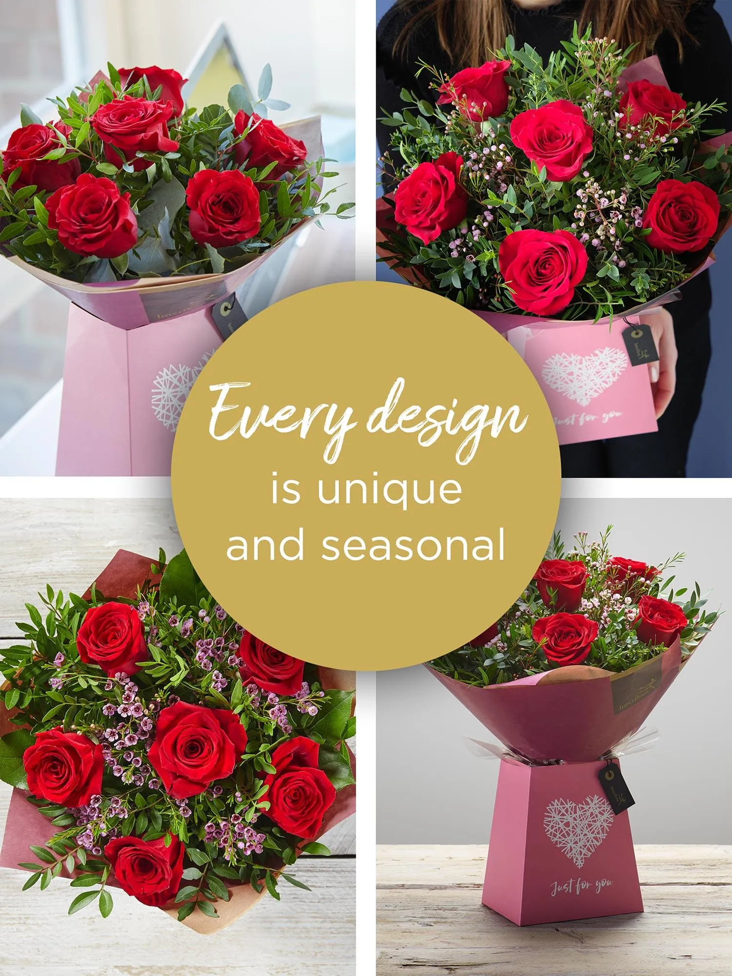 VALENTINE'S 6 RED ROSE GIFT BOX