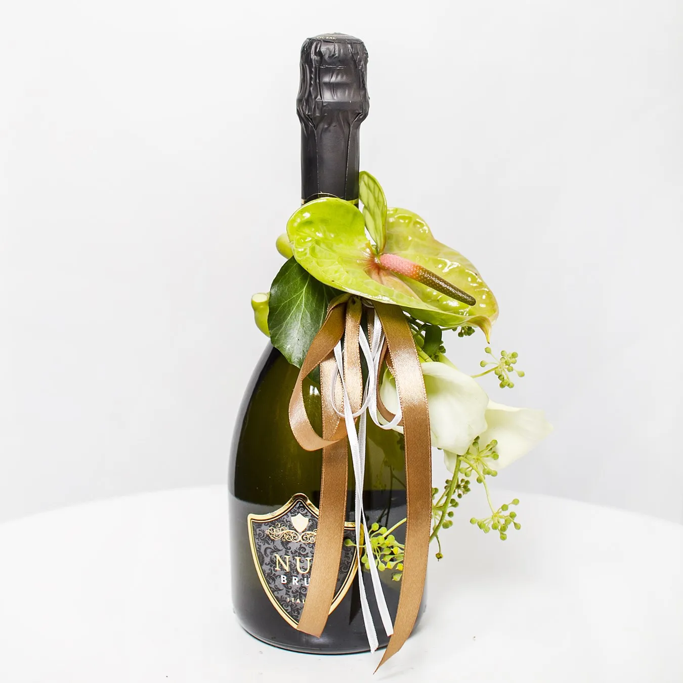 Sparkling Wine Decorated with Flowers - Estonia