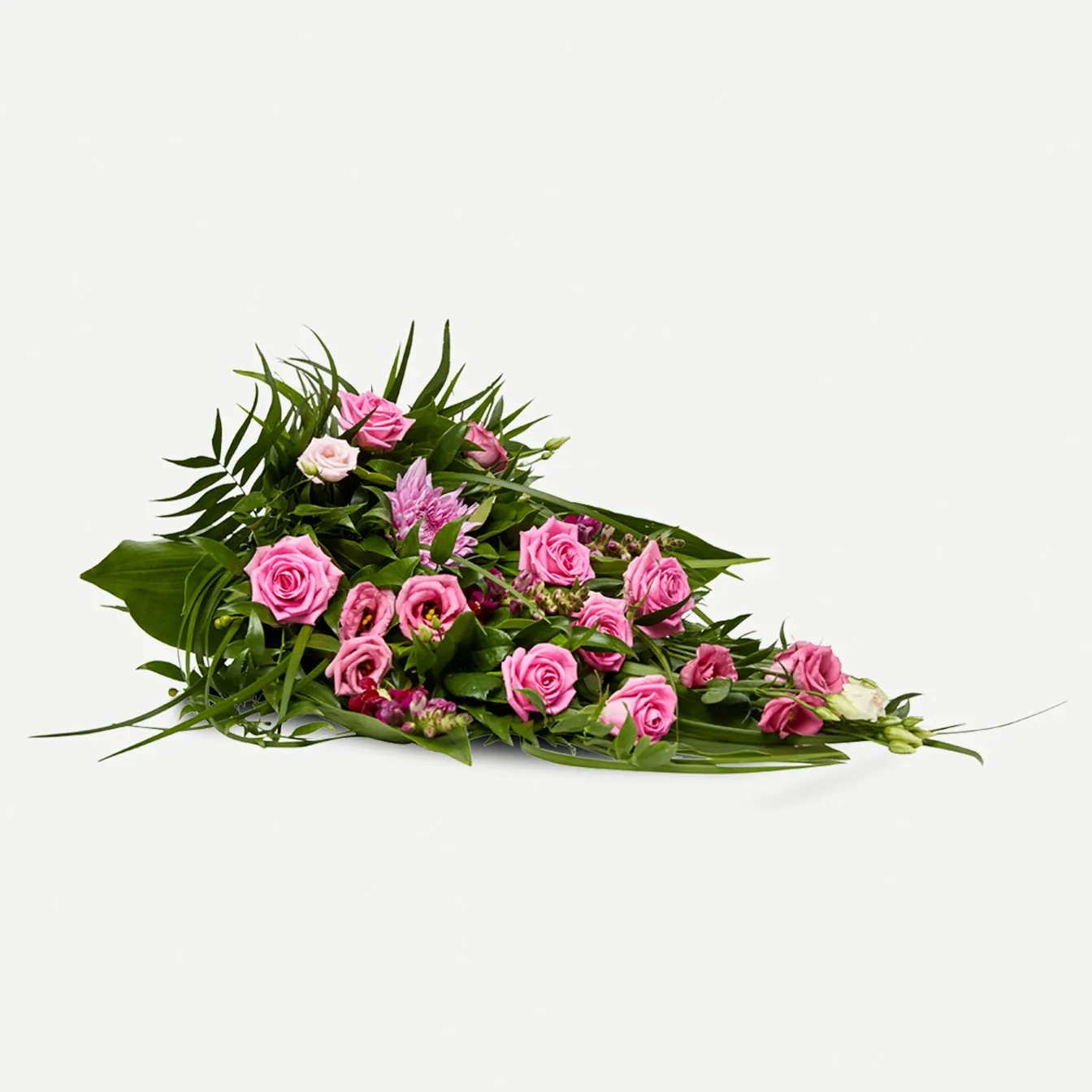 Classic funeral spray - pink - Denmark