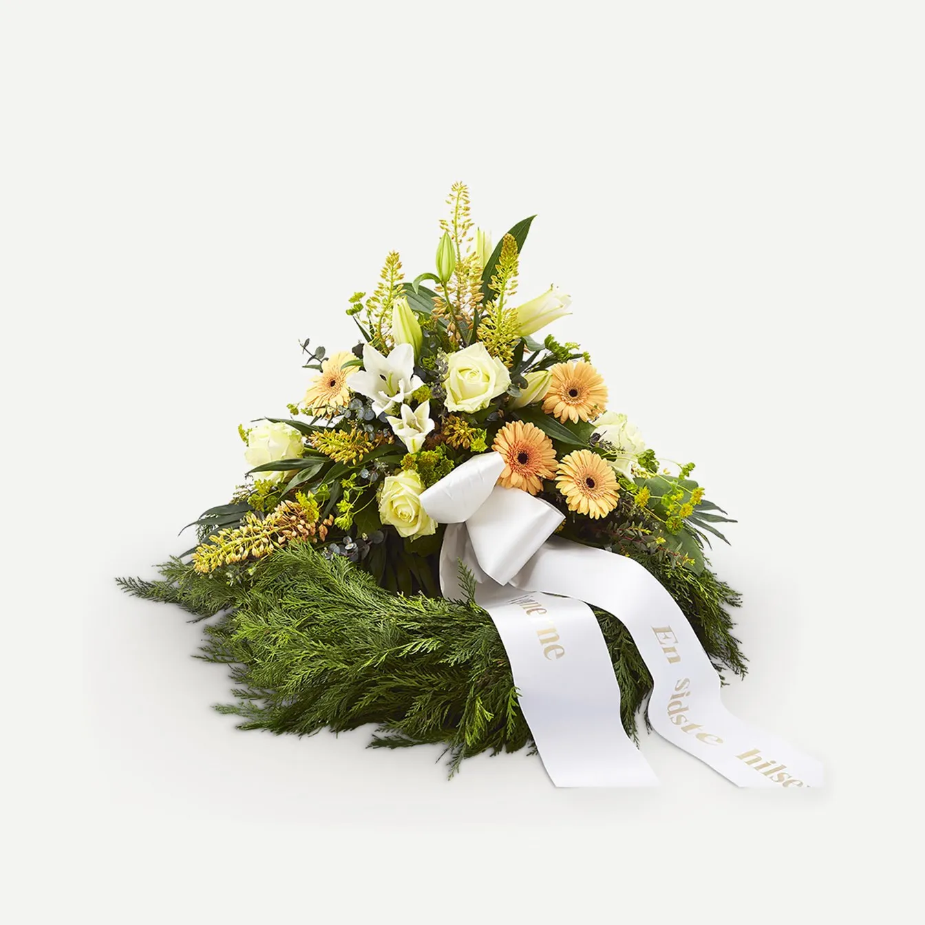 Decorative wreath with ribbon - Denmark