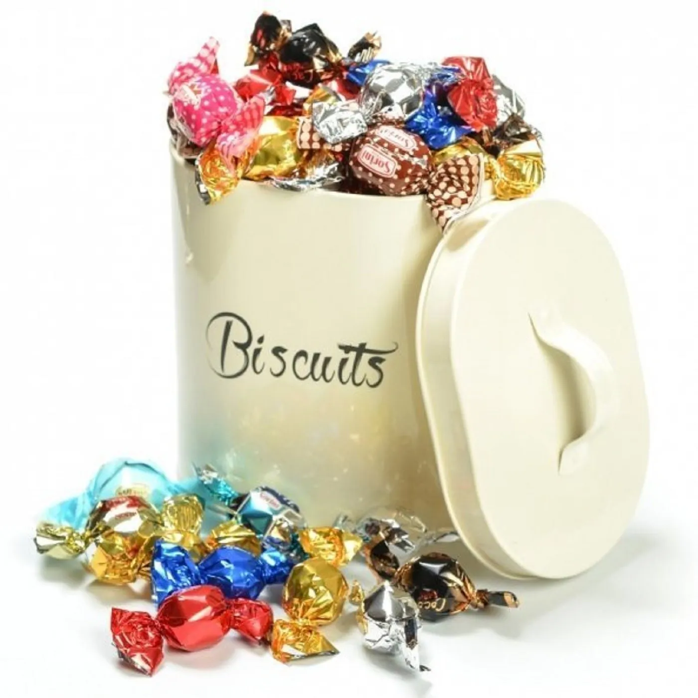 Retro tin of Pralines - Israel