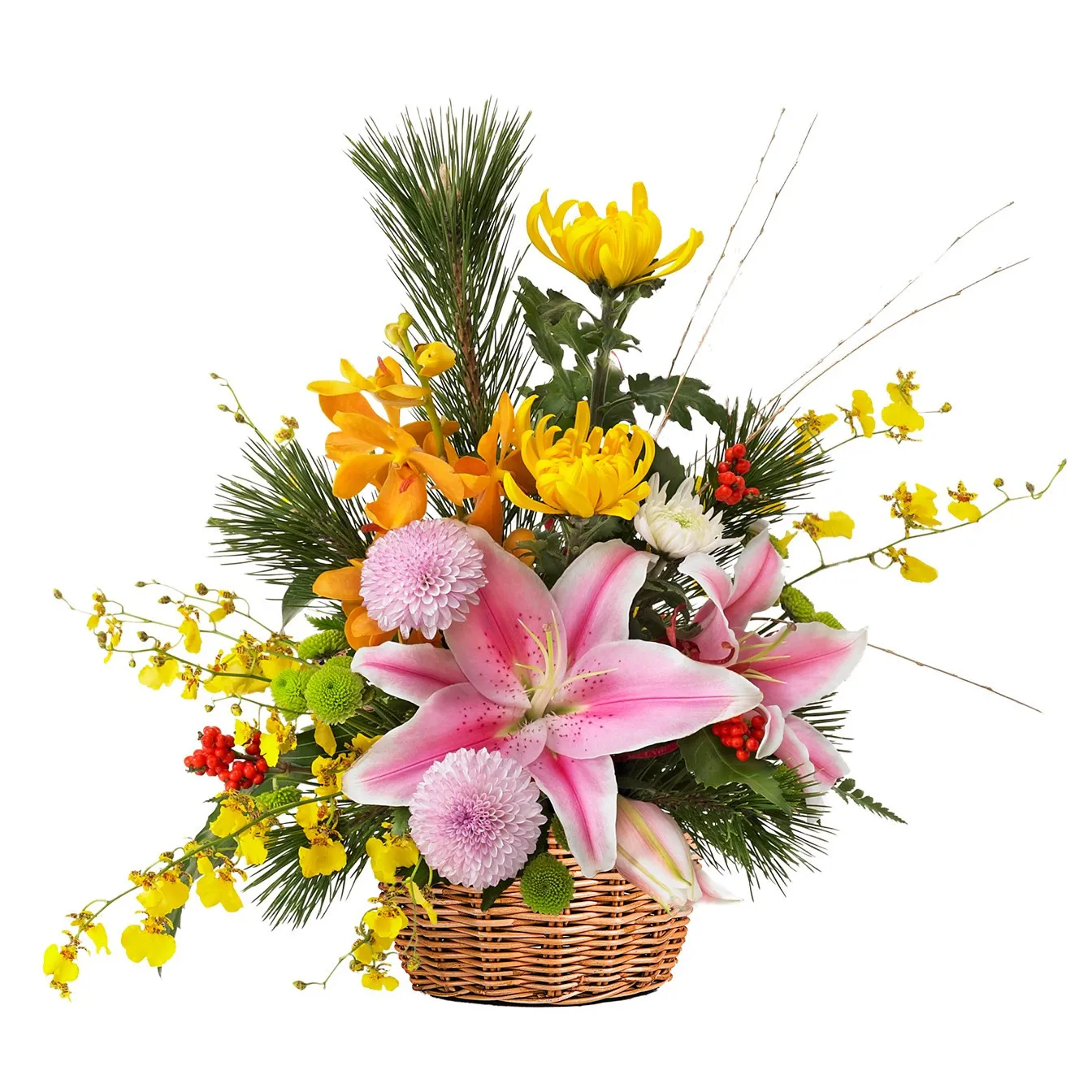 Colorful arrangement for Japanese New Year Holiday　(Delivery period :December 26th to 30th) - Japan