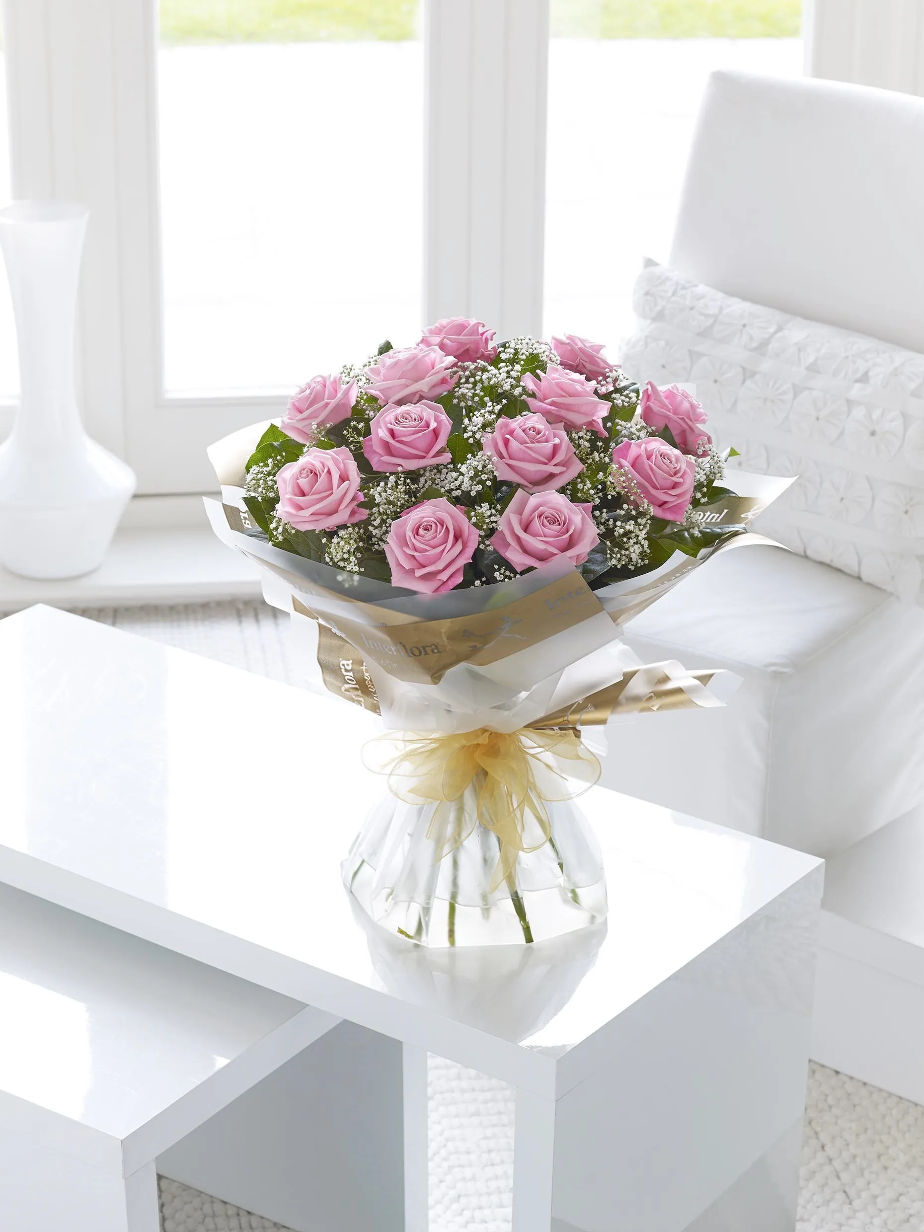 Pink Rose Hand-tied - Chile