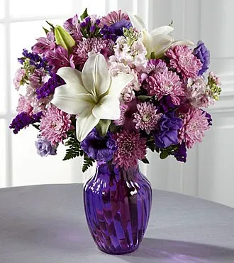 Shades of Purple Bouquet - South Korea