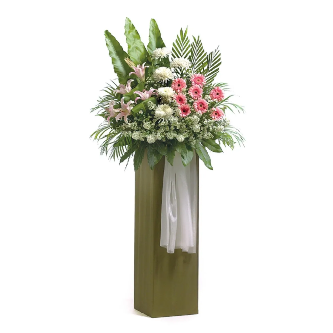 Sympathy Flower Stand - All My Heart And Soul Sympathy - Singapore