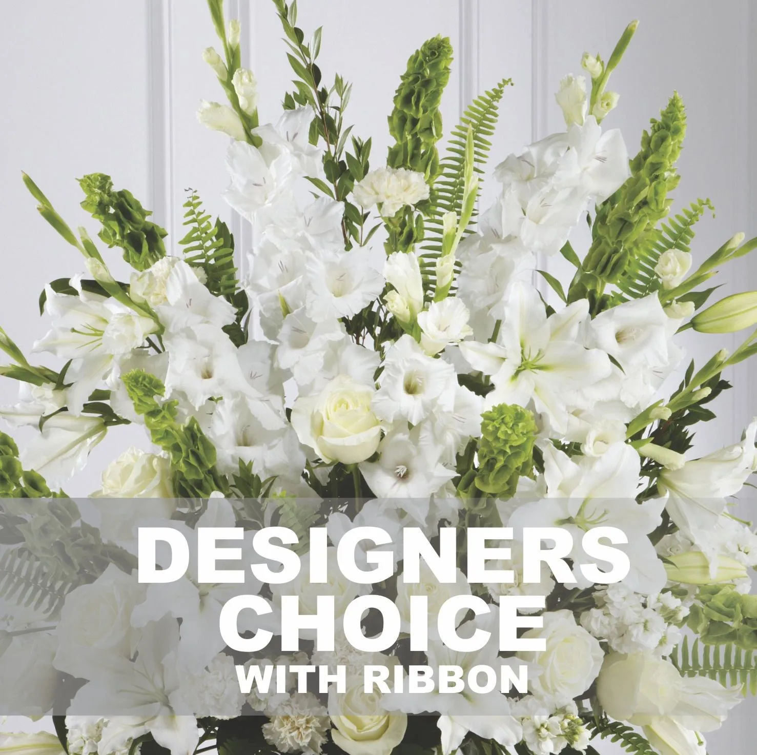 Wiązanka / Bukiet kondolencyjny ze wstążką