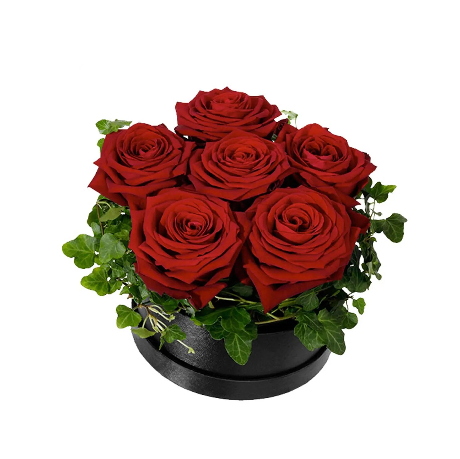 Small Flower Box, Red Roses - Sweden