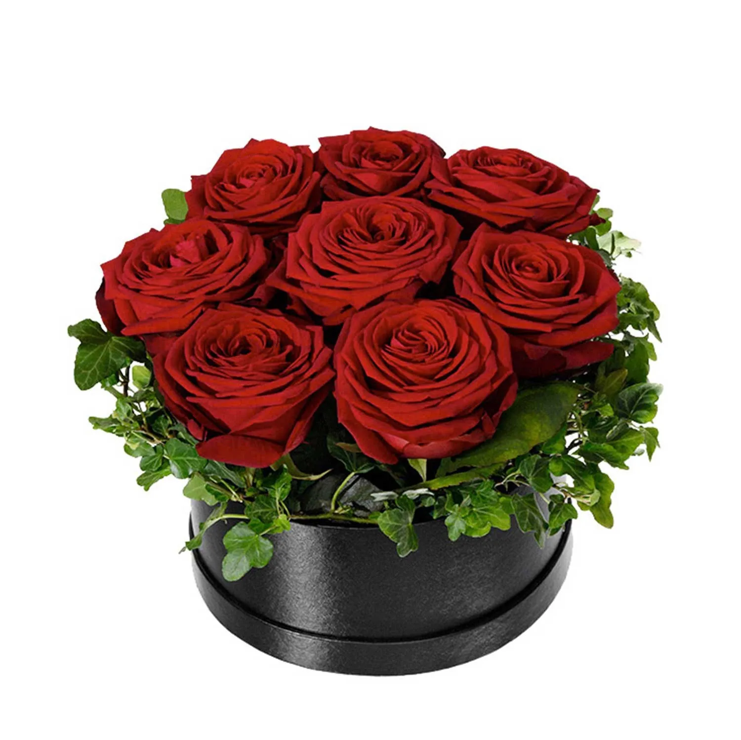 Duży FlowerBox | Czerwone Róże - Szwecja