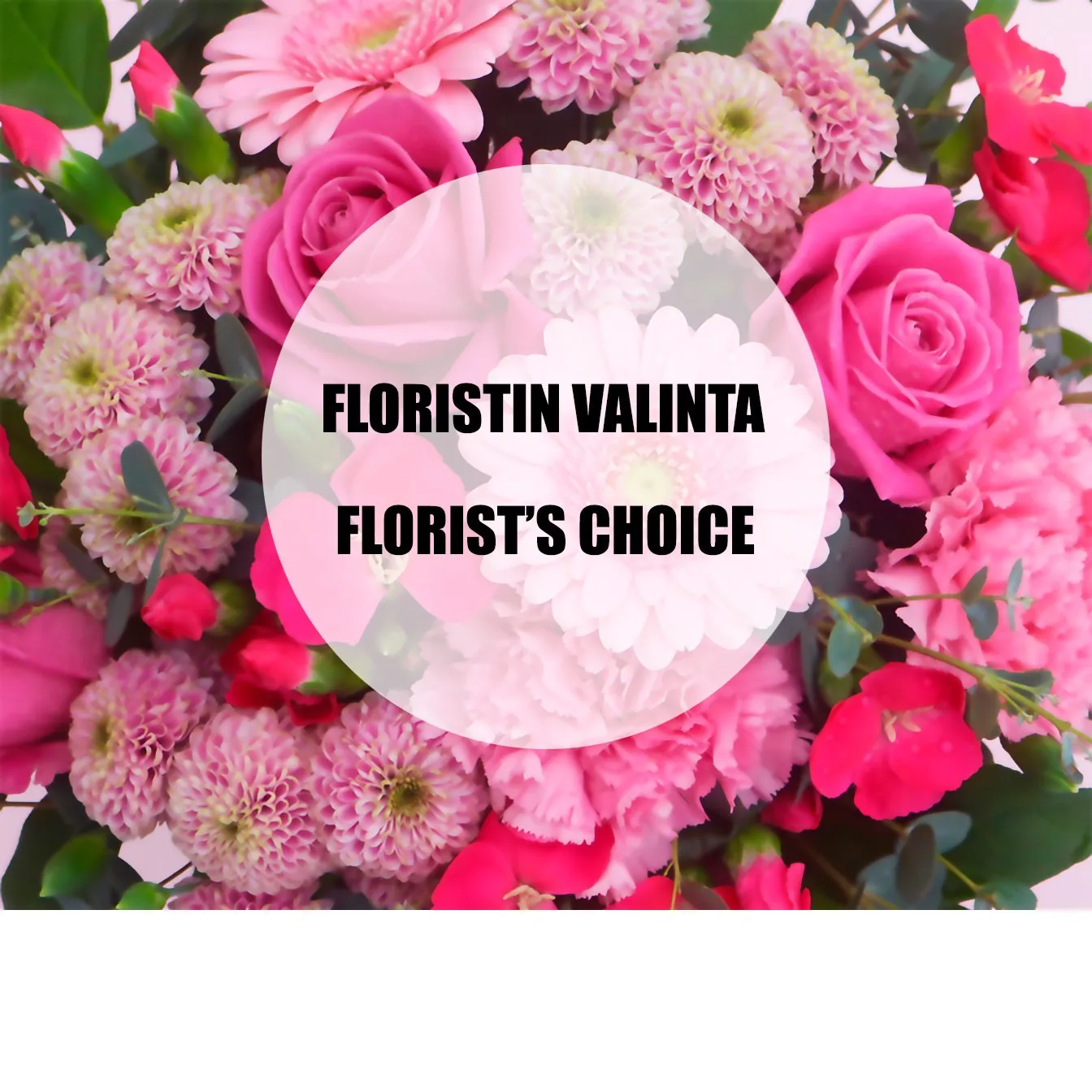 Women's day bouquet pink, florist's choice - Finland