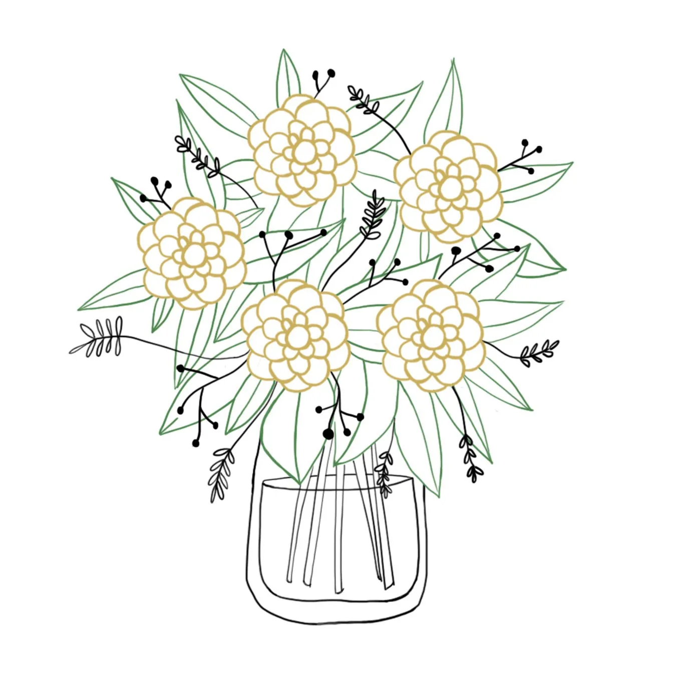 Bouquet of Seasonal Cut Flowers - Germany