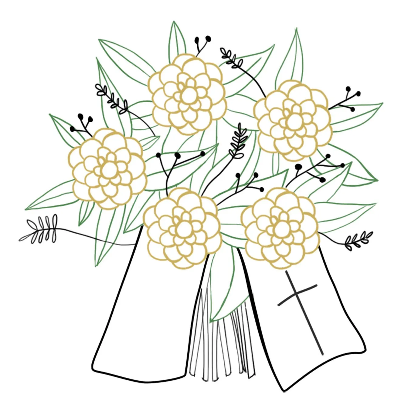 Funeral and Sympathy Bouquet - Germany