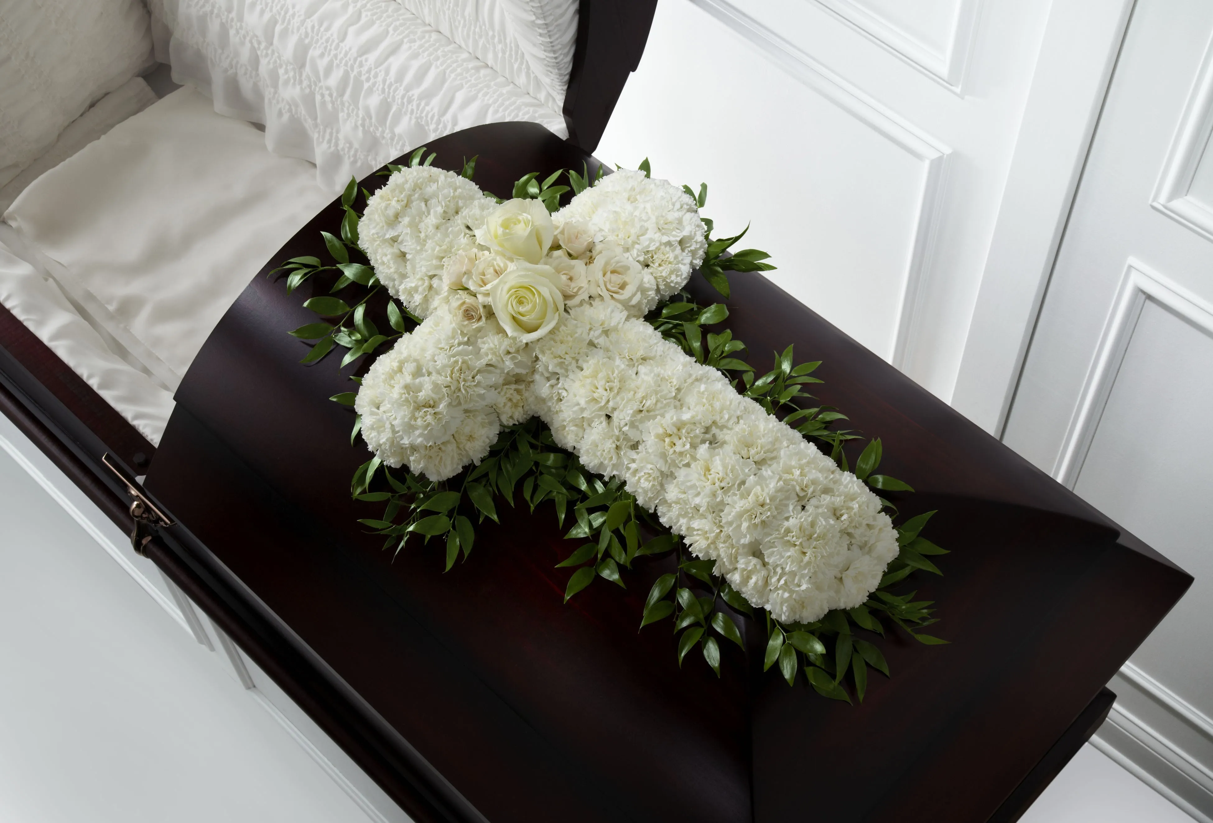 Peaceful Memories Casket Spray