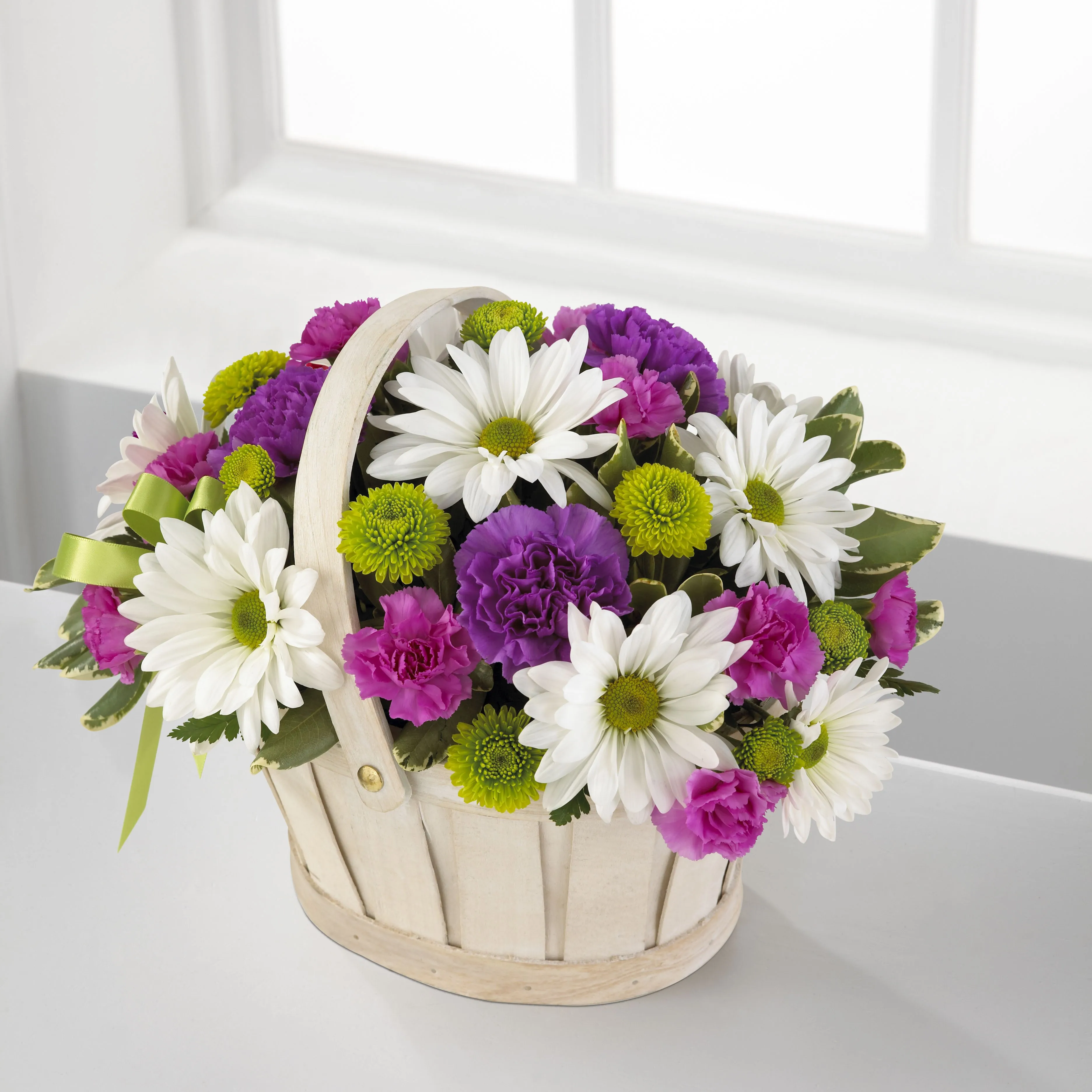 Blooming Bounty Bouquet - Basket included - Trinidad & Tobago