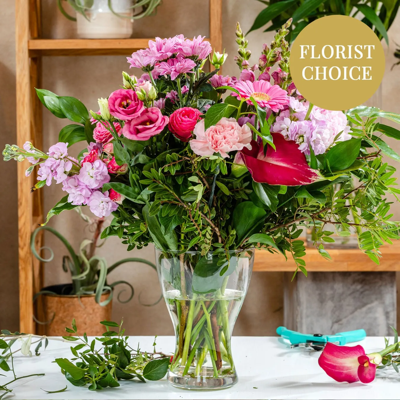 Pink florist's fantasy bouquet - Latvia